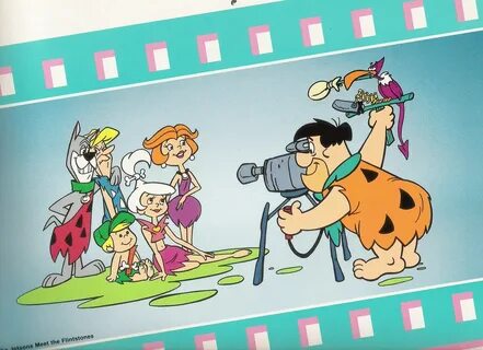 Hanna-Barbera calendar, 1988 Jetsons Meet the Flintstones Fl