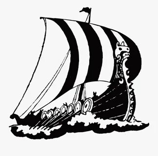 Clip Art Vienna Wall Decal Sticker - Viking Ship Drawings , 