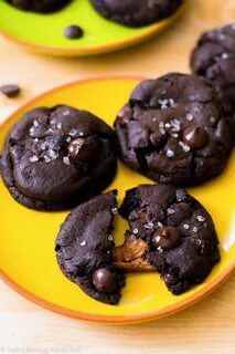 Salted Caramel Dark Chocolate Cookies - Sally's Baking Addic