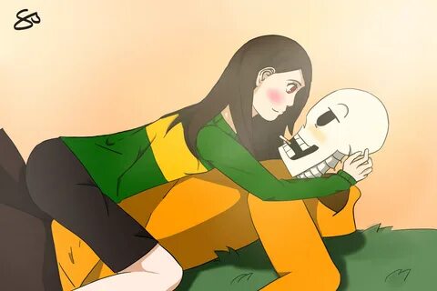 Underswap - Papyrus x Chara by FuryTheFallenChild on Deviant