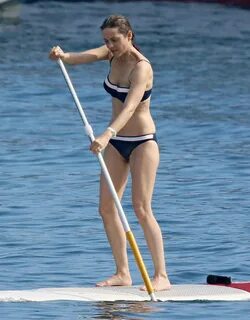 Marion Cotillard in Bikini Paddleboarding GotCeleb