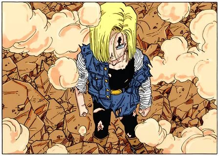 OC Android 18. Art by Akira Toriyama, Colour by me! - Album 