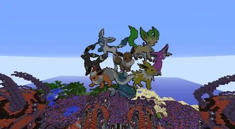 Cool Pixelmon Spawn With Pixel Art Minecraft Map All in one 
