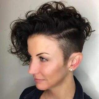 Undercut With Curly Hair