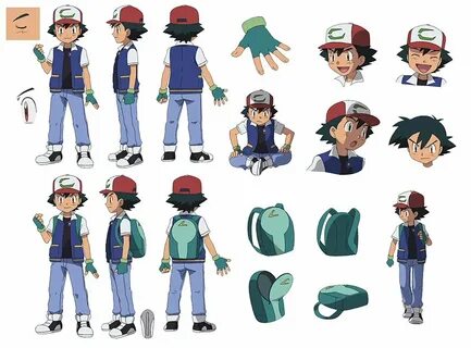 Ash Pokemon Redesign - mashasidorenko