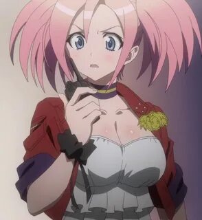 Safebooru - 1girl breasts nashida oriha pink hair screencap 