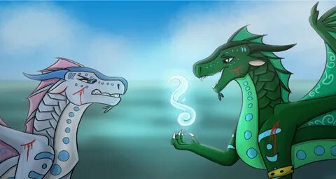 Sibling Brawl by RayRiver Wings of fire dragons, Wings of fi