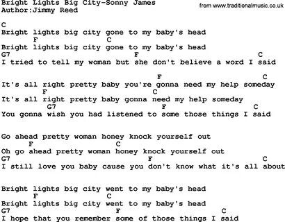 bright lights and the big city lyrics - Wonvo