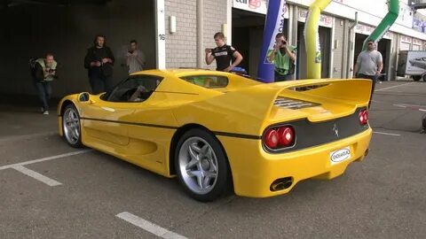 Yellow Ferrari F50 Sound! - YouTube