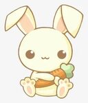 Cute Kawaii Bunny Rabbit Carrot Chibi Animals Adorable - Eas