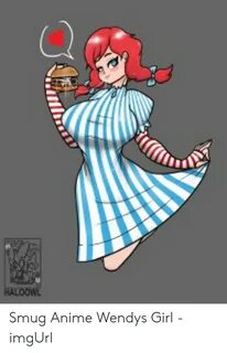 HALOOWL Smug Anime Wendys Girl - imgUrl Anime Meme on awwmem