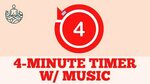 4-MINUTE TIMER WITH MUSIC - YouTube