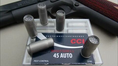 45 ACP CCI Shotshell Review - YouTube