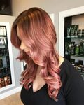 Try the trendy rose gold hair style to brighten up your spri