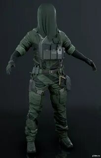 Rainbow Six Siege - Nokk " Pack 3D models Special forces gea