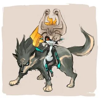 Safebooru - helmet link link (wolf) midna morisuke nintendo 