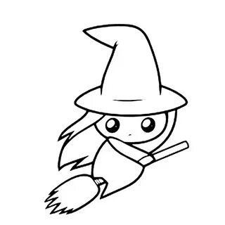 Cartoon Witch Drawing at PaintingValley.com Explore collecti