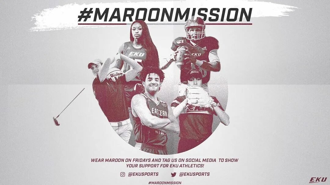 "Tomorrow is Friday so you know what to do, wear MAROON!Then tag us on...