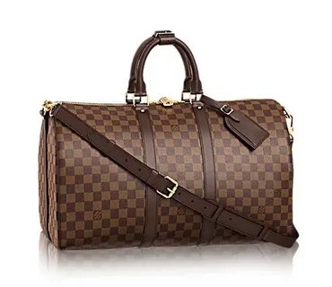 Сумка ручная кладь кожаная Louis Vuitton Brown - купить в Мо