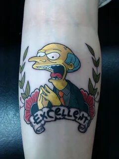 There's absolutely no way back for me Tatuagem dos simpsons,