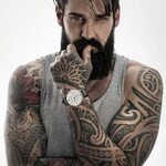 37+ Sleeve Tattoo Guys With Beards