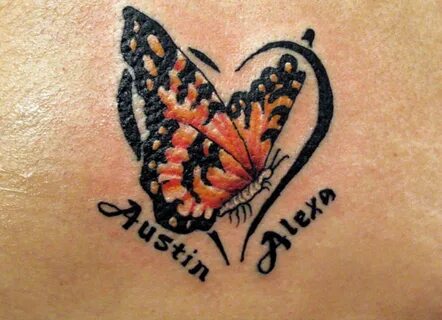 Butterfly Tattoos With Names In Wings * Arm Tattoo Sites