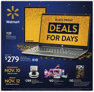 What time does black friday end at walmart 2021