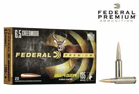Federal Premium Berger Hybrid Hunter 6.5 Creedmoor 135 gr. A