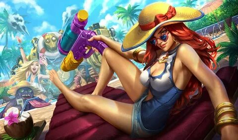 Pool Party Miss Fortune - League of Legends skin - LoL Skin