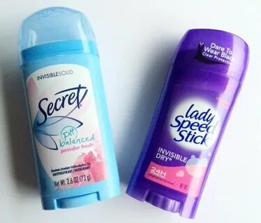 Lady Speed Stick and Secret Deodorant - Beautybyfrieda Secre