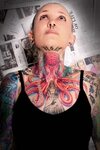 Neck Tattoo Images & Designs