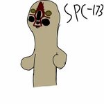I drew SCP-173 SCP Foundation Amino