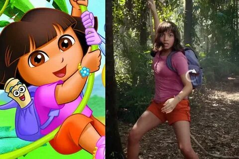 "Dora The Explorer" Live Action Movie Actors Vs. The Origina