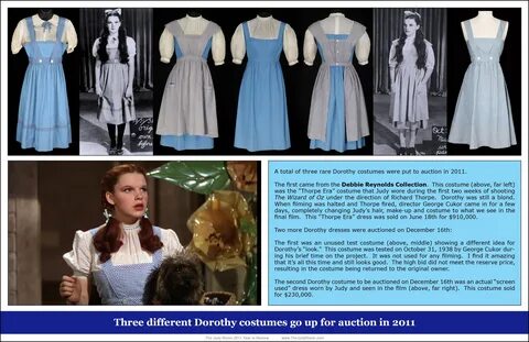 Dorothy" Costumes through the Years