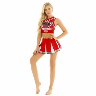 Women Charming trend rank Cheerleader Costume Pentagram Cro 