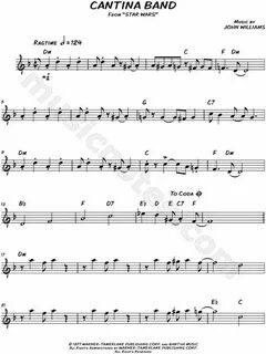 "Cantina Band" from 'Star Wars' Sheet Music (Leadsheet) (Flu