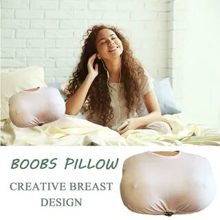Pillow 3D Artificial Breast Pillow Boobs Pillow Sexiest and Most Realistic Boob...