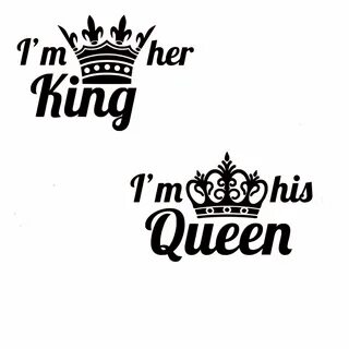 Her King & His Queen PNG SVG JPEG Etsy King queen tattoo, Ki