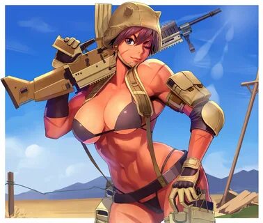 Swimsuit Soldier Anime Hentai.