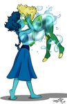lapislázuli and peridot water kiss Steven universe peridot, 