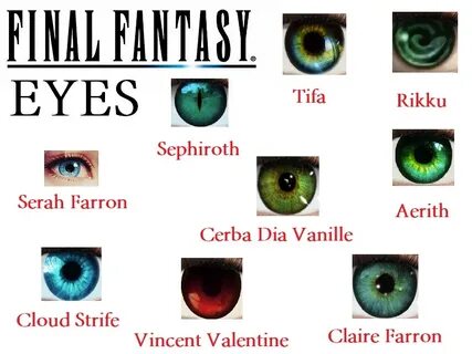 The Sims Resource - Final Fantasy Eyes Collection