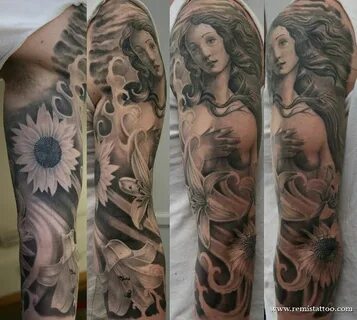 venus tattoo sleeve Venus tattoo, Tattoo sleeve designs, Sle
