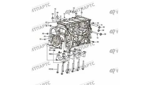 Сальник к/вала задний FAW Besturn X80 1005095A37K - купить а