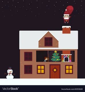 Pixel art christmas Royalty Free Vector Image - VectorStock