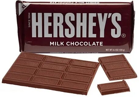 Hersheys Milk Chocolate Bar XL 124g - The Lolly Barn