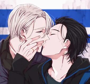 Safebooru - 2boys black hair blue eyes closed eyes con potat