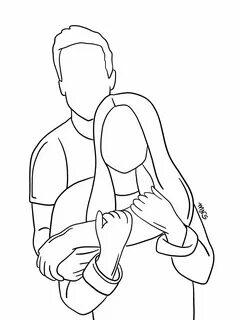 Anime Couple Drawing Outline Related Keywords & Suggestions 