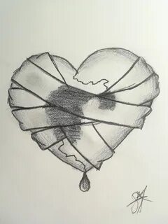 broken heart drawing - Google-søgning Sanat karalama defteri