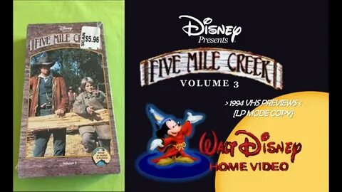 Opening to "Five Mile Creek" Volume 3 1994 VHS LP Mode Copy*