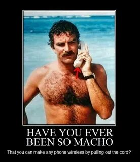 Magnum PI Wireless Motivational Poster Magnum pi, Hairy ches